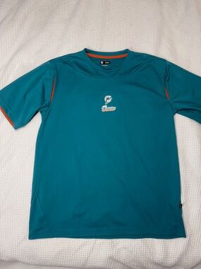 Miami Dolphins teal logo athletic tee - Large